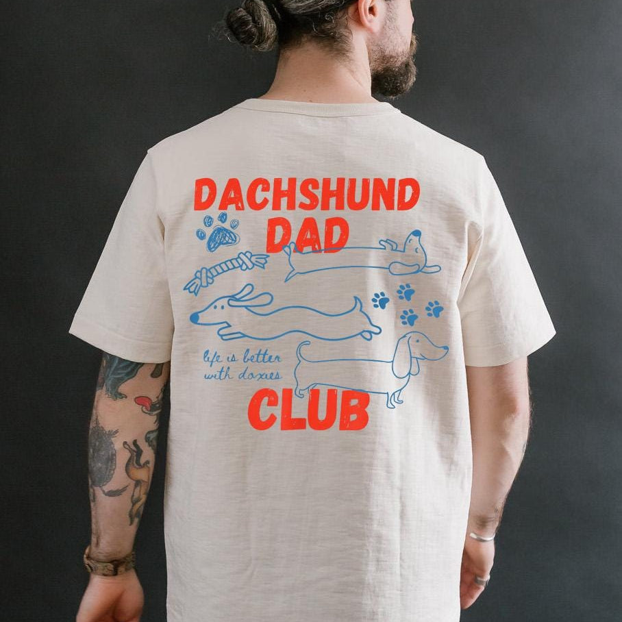 Dachshund Dad T-shirt, Best Dog Dad Gift, Father's Day Dachshund Dad Gift Shirt