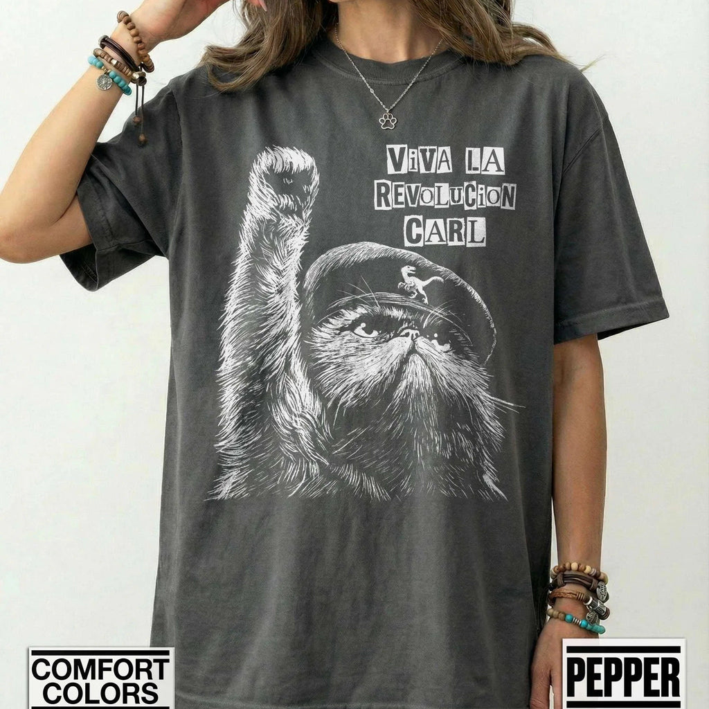 Comfort Colors® Viva La Revolucion Cat Shirt