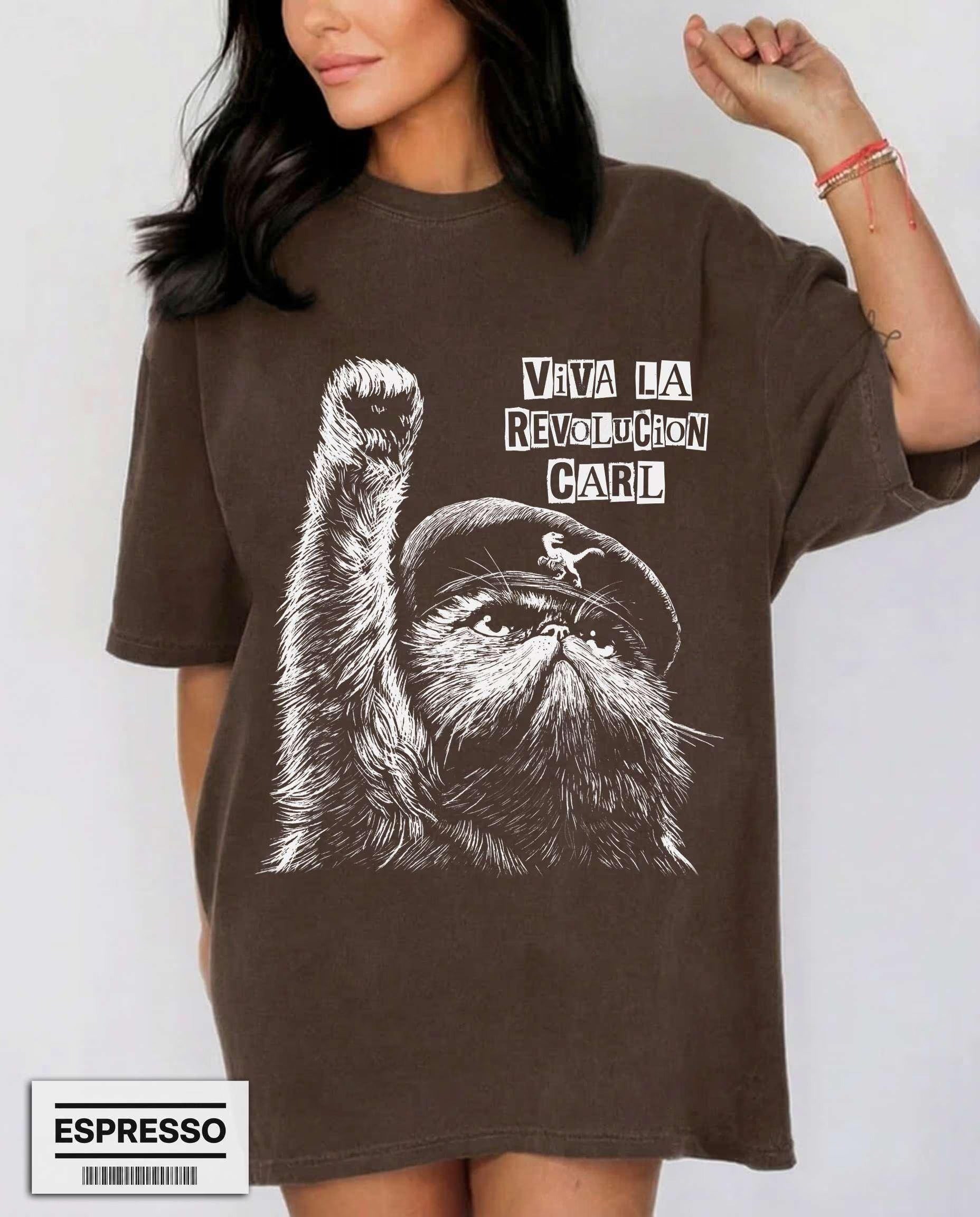 Comfort Colors® Viva La Revolucion Cat Shirt