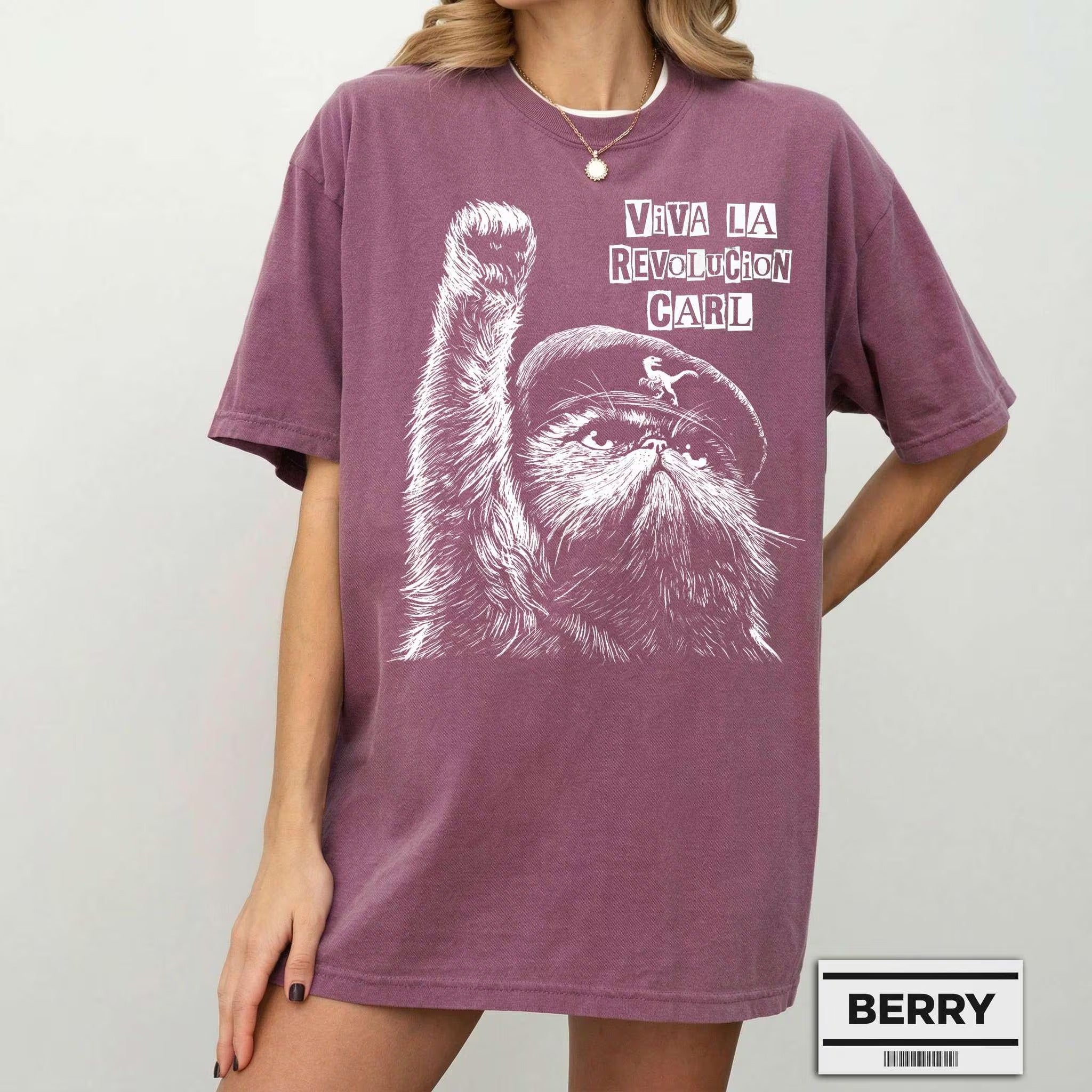 Comfort Colors® Viva La Revolucion Cat Shirt