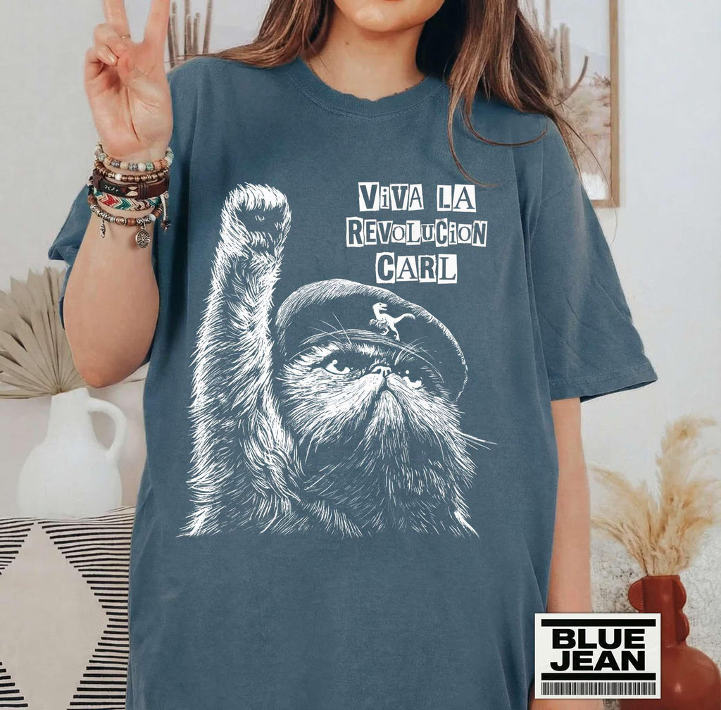 Comfort Colors® Viva La Revolucion Cat Shirt