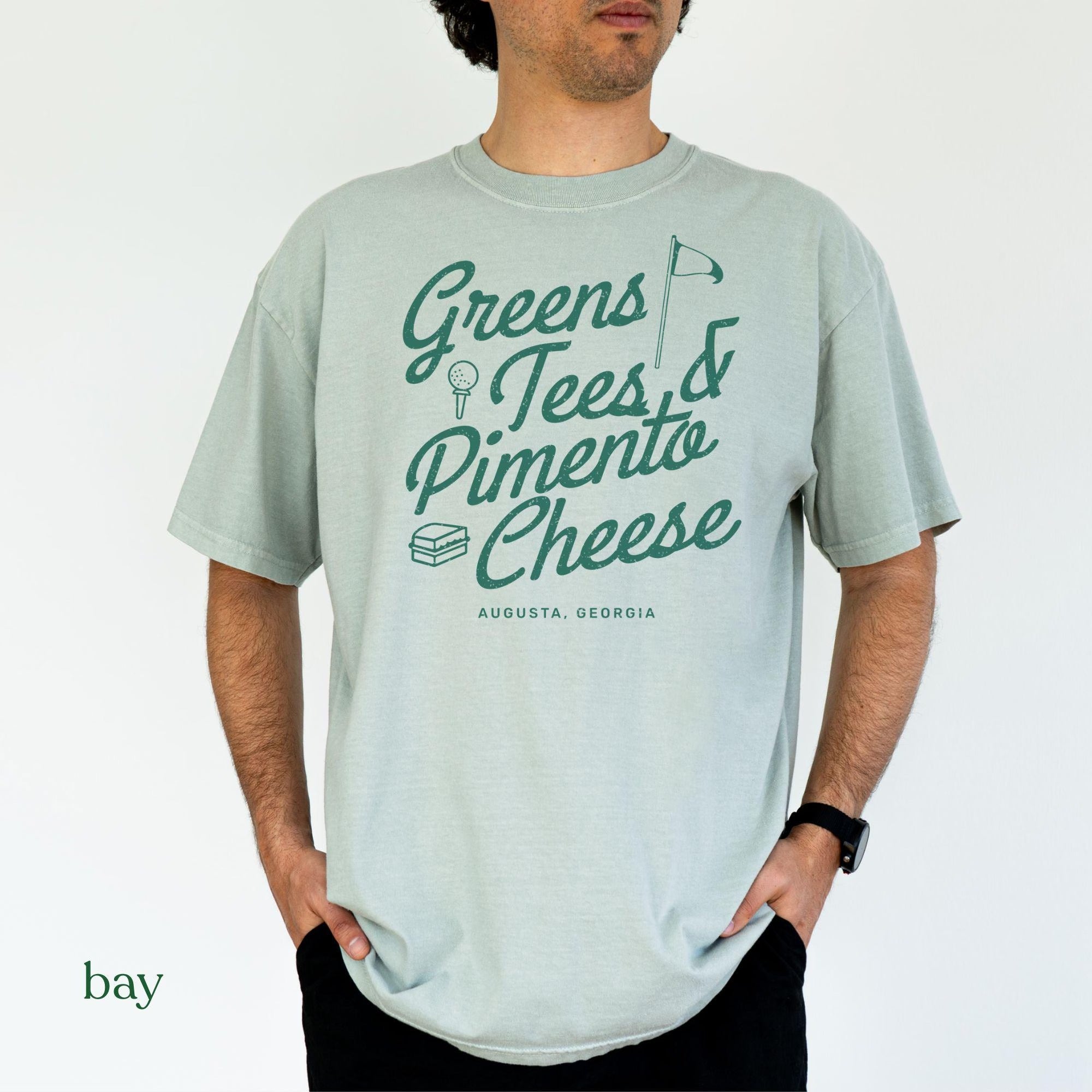 Comfort Colors® Greens Tees Pimento Cheese Shirt, Augusta Georgia Golf Tee, Vintage Golf Shirt