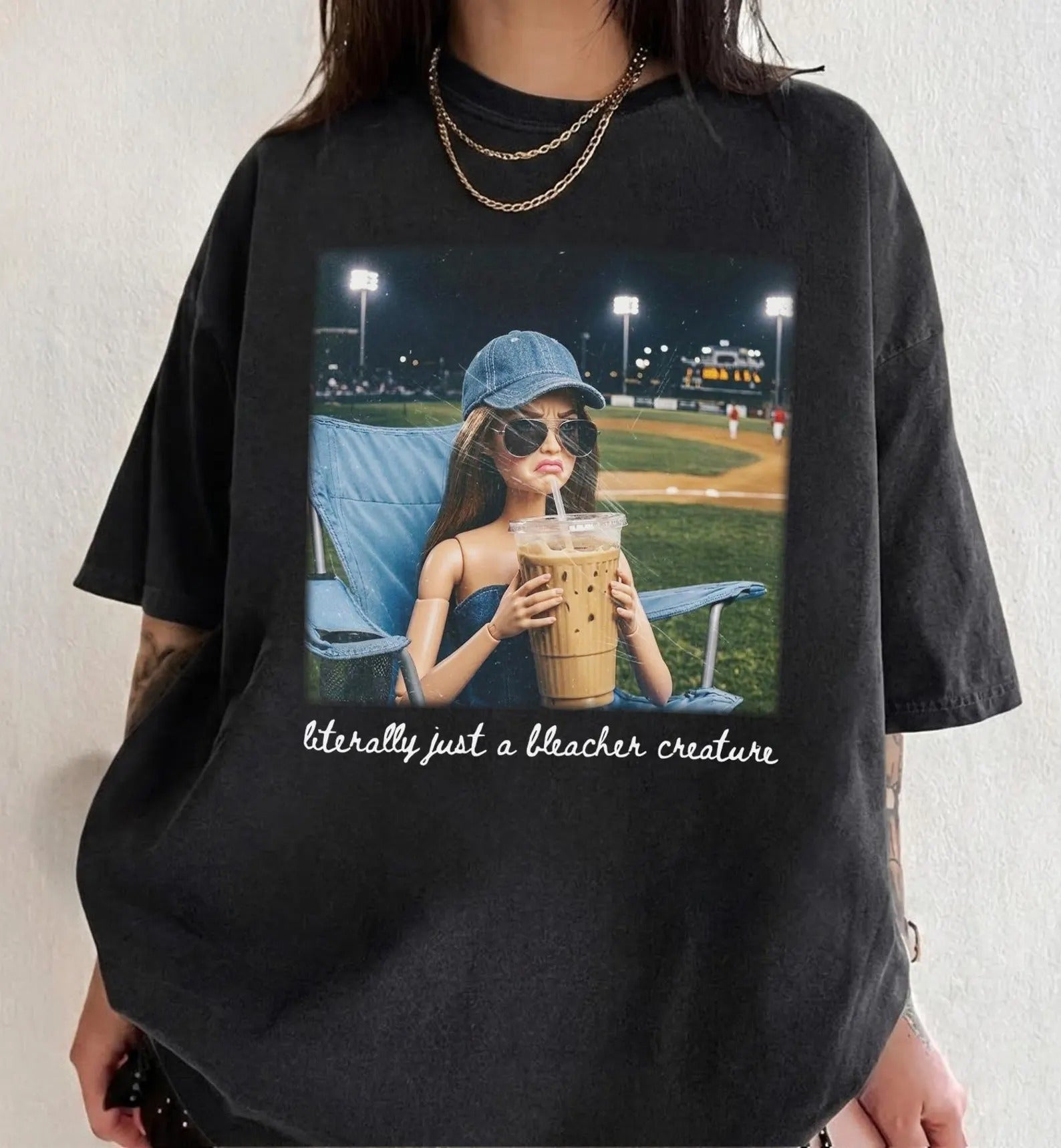 Comfort Colors Barbie Ballfield Dark T-shirts, Softball Ball Mom Tee, Baseball Mama Style